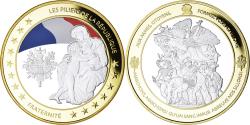 World Coins - France, Medal, Les Piliers de la république, Fraternité, Politics,