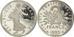 World Coins - Coin, France, Semeuse, 2 Francs, 1995, Paris, Proof, , Nickel