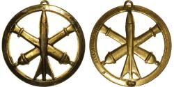World Coins - France, Insigne de Beret, Régiment d'Infanterie, Gilt Metal,