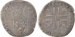 World Coins - Coin, France, Louis XIV, Quinzain aux 8 L, Uncertain date, Rouen,
