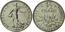 World Coins - Coin, France, Semeuse, 1/2 Franc, 1989, Paris, , Nickel, Gadoury:429