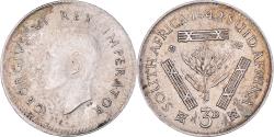 World Coins - Coin, South Africa, George VI, 3 Pence, 1942, , Silver, KM:26