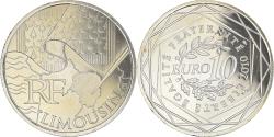 World Coins - France, 10 Euro, Limousin, Euros des régions, 2010, , Silver