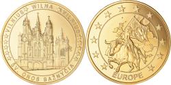 World Coins - France, Token, Vilniaus - Šv. Onos bažnyčia, , Copper Gilt