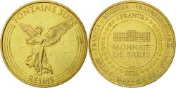 World Coins - France, Token, Touristic token, Fontaine Subé - Reims, 2016, Monnaie de Paris