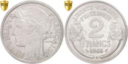 World Coins - Coin, France, Morlon, 2 Francs, 1948, Beaumont le Roger, PCGS, MS62,