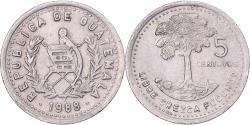 World Coins - Guatemala, 5 Centavos, 1988, Copper-nickel, , KM:276.4