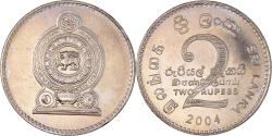 World Coins - Coin, Sri Lanka, 2 Rupees, 2004, , Copper-nickel, KM:147