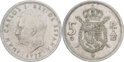 World Coins - Spain, Juan Carlos I, 5 Pesetas, 1979, Copper-nickel, , KM:807