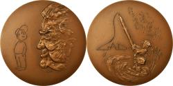 World Coins - France, Medal, Bande Dessinée, Jeunesse, Gad, 1979, Gus, , Bronze