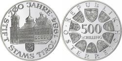 World Coins - Austria, 500 Schilling, 1984, Vienna, Proof, Silver, , KM:2968