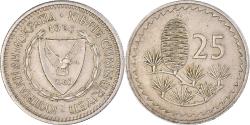 World Coins - Coin, Cyprus, 25 Cents, 1960