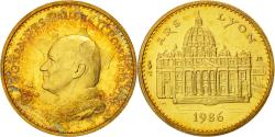 World Coins - France, Medal, Jean-Paul II, 1986 Ars-Lyon, Religions & beliefs,