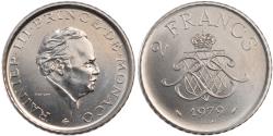 World Coins - Coin, Monaco, 2 Francs, 1979, , Nickel, Gadoury:151