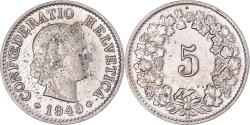 World Coins - Coin, Switzerland, 5 Rappen, 1949