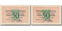 World Coins - Banknote, Austria, Bischofshofen, 50 Heller, Blason, 1920 UNC(63) Mehl:FS 88a