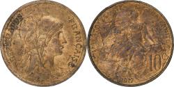 World Coins - France, 10 Centimes, Dupuis, 1917, Paris, Bronze, , Gadoury:277