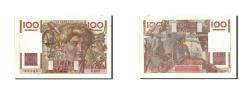 World Coins - Banknote, France, 100 Francs, 100 F 1945-1954 ''Jeune Paysan'', 1951