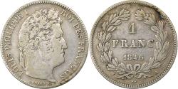World Coins - France, Louis Philippe I, Franc, 1846, Paris, Silver, , Gadoury:453