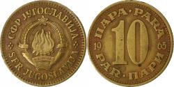 World Coins - Yugoslavia, 10 Para, 1965, Brass, , KM:44