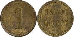 World Coins - France, Token, Maison Mignon, n.d., Brass, 1,
