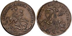 World Coins - France, Token, Saint Georges Terrassant le Dragon, Brass,