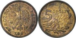 World Coins - Coin, Poland, 5 Groszy, 1991