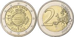 World Coins - Cyprus, 2 Euro, Introduction de l'euro, 2012, Bi-Metallic, , KM:97