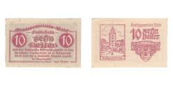 World Coins - Banknote, Austria, Wels O.Ö. Stadtgemeinde, 10 Heller, Eglise 1, 1920