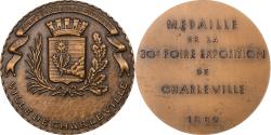World Coins - France, Medal, 30ème Foire Exposition de Charleville, 1962, Bronze,