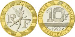 World Coins - Coin, France, Génie, 10 Francs, 1992, Paris, Proof, , Aluminum-Bronze