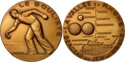 World Coins - France, Medal, Le Bouliste , La Vallée du Rhone, 1991, Gibert,