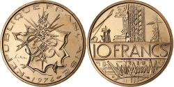 World Coins - France, 10 Francs, Mathieu, 1974, Monnaie de Paris, série FDC, Copper-nickel