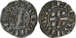 World Coins - Archbishopric of Vienne, Denier, ca. 1200-1250, Vienne, Billon,
