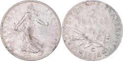 World Coins - Coin, France, Semeuse, 2 Francs, 1914, Castelsarrasin, , Silver