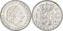 World Coins - Netherlands, Juliana, Gulden, 1957, Utrecht, Silver, , KM:184