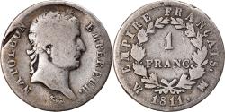 World Coins - Coin, France, Napoléon I, Franc, 1811, Marseille, , Silver, KM:692.11