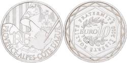 World Coins - France, 10 Euro, Provence-Alpes-Côte d'Azur, 2010, Monnaie de Paris, Silver