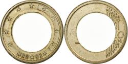 World Coins - Spain, Juan Carlos I, Euro, error struck on ring only, 2002, Madrid