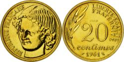 World Coins - Coin, France, Essai de Baron, 20 Centimes, 1961, Paris, ESSAI,