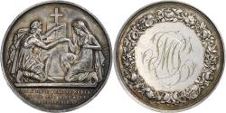 World Coins - France, Marriage medal, 1862, Silver, Petit,