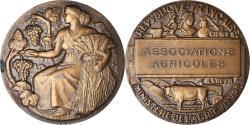World Coins - France, Medal, Ministère de l'Agriculture, Associations Agricoles, Petit