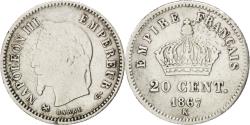 World Coins - Coin, France, Napoleon III, Napoléon III, 20 Centimes, 1867, Bordeaux
