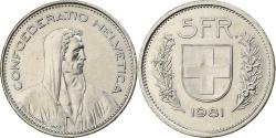 World Coins - Switzerland, 5 Francs, 1981, Bern, Copper-nickel, , KM:40a.1