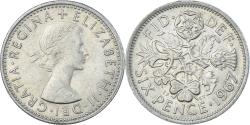 World Coins - Coin, Great Britain, 6 Pence, 1967