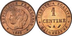 World Coins - Coin, France, Cérès, Centime, 1887, Paris, , Bronze, KM:826.1