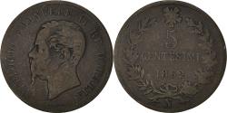 World Coins - Coin, Italy, Vittorio Emanuele II, 5 Centesimi, 1862, Naples, , Copper