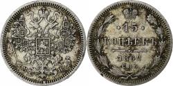 World Coins - Coin, Russia, Alexander II, 15 Kopeks, 1862, Saint-Petersburg,