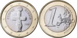 World Coins - Cyprus, 1 Euro, 2008, Bi-Metallic,