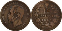 World Coins - Coin, Italy, 10 Centesimi, 1863